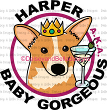 Load image into Gallery viewer, HARPER “baby Gorgeous” (animal charity donation T-shirt )