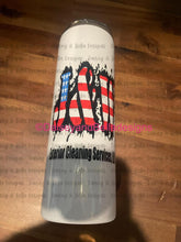 Load image into Gallery viewer, Jay (j&amp;w exterior cleaning) 20 ounce tumbler. Comes with lid and straw
