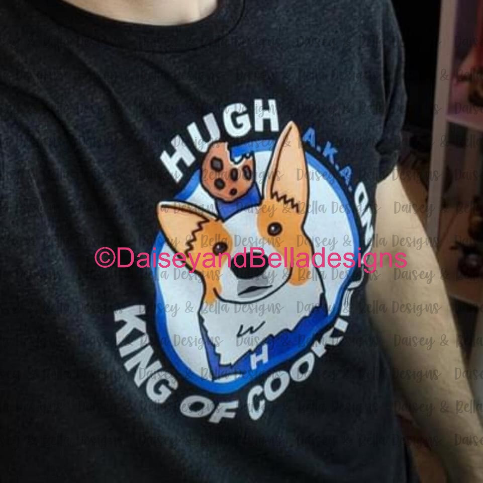 HUGH “King of cookieland” (animal charity donation T-shirt )