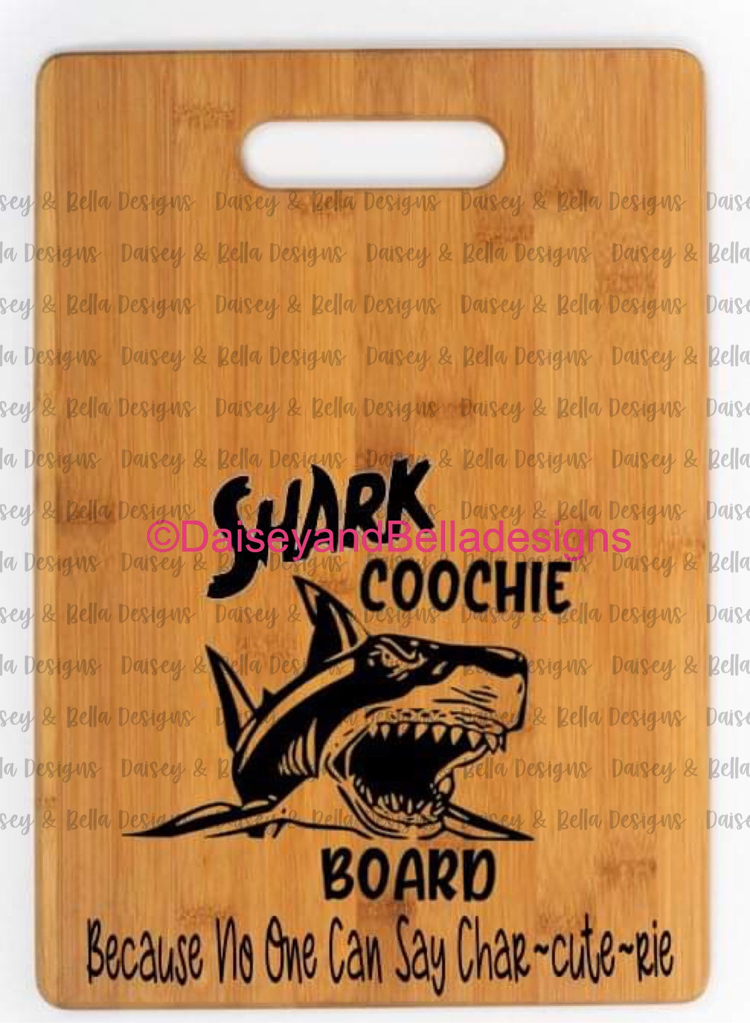 Shark coochie cutting board. RTS( ready to ship/pick up)
