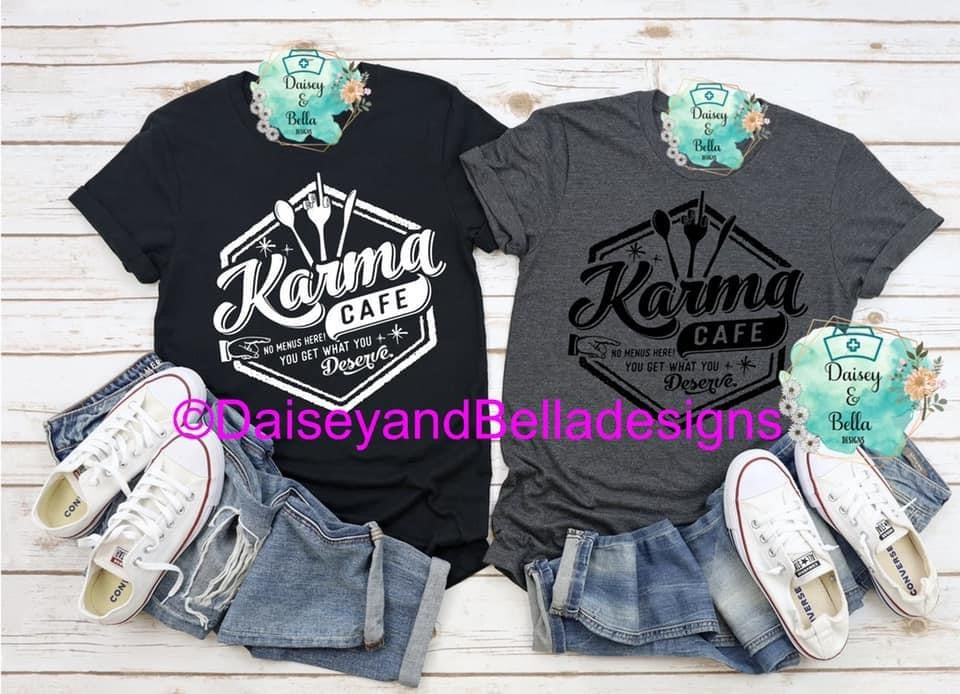 Karma cafe- no menus here - you get what you deserve