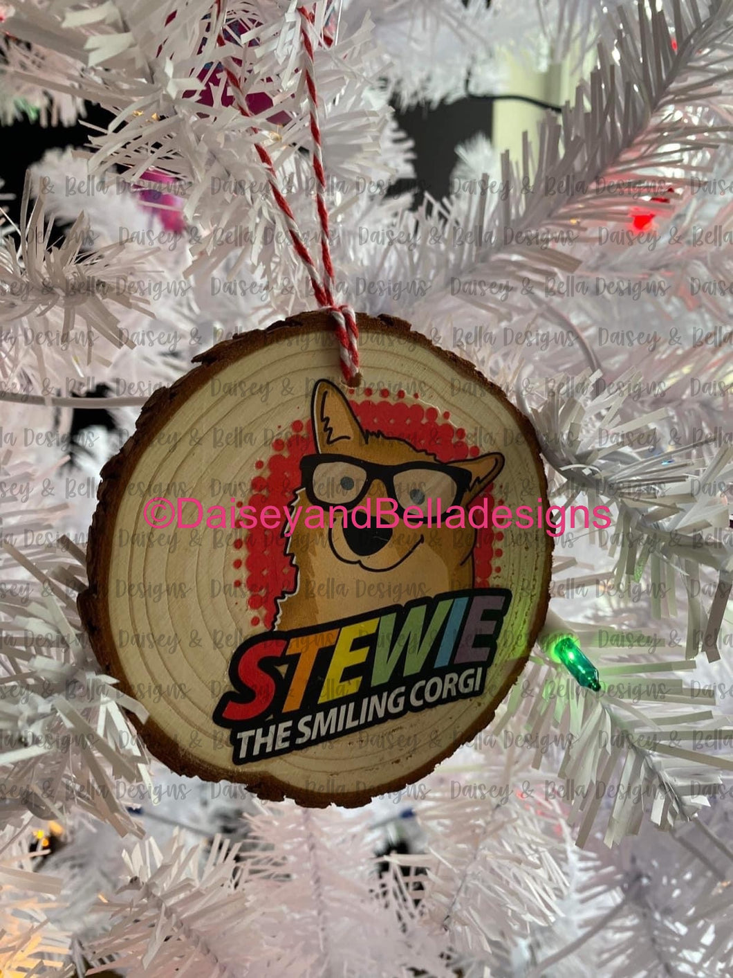 STEWIE wood ornament (cartoon stewie)